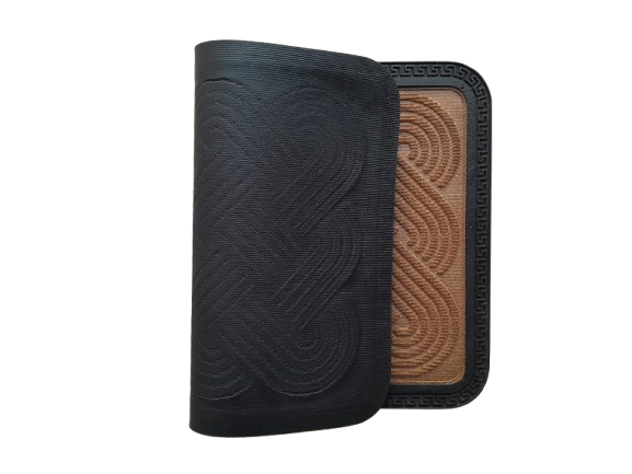 LOVERS KNOT ANTI SLIP LIGHT BROWN BATH MAT