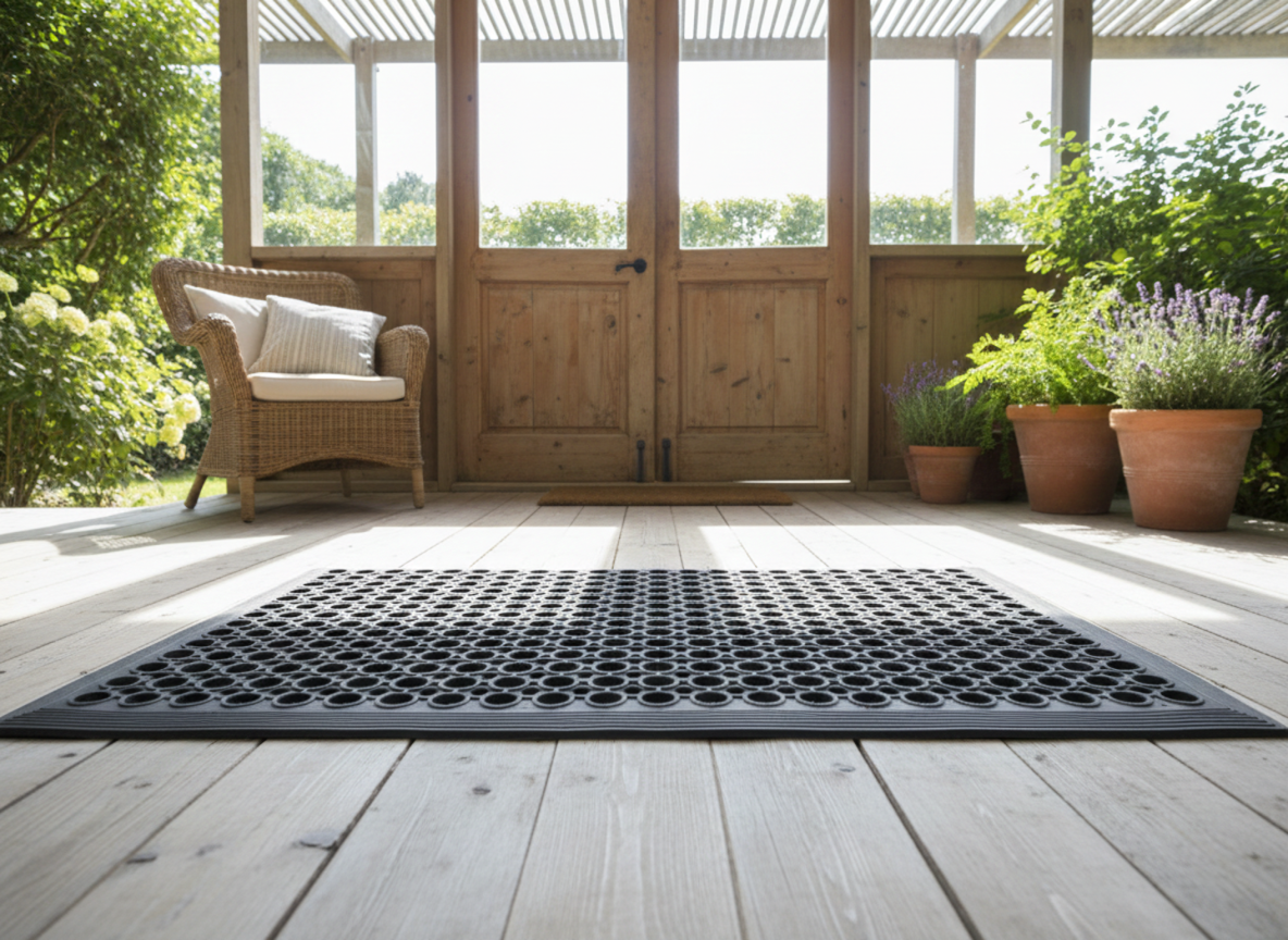 Hollow Honey Comb Rubber Mat