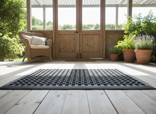 Hollow Honey Comb Rubber Mat