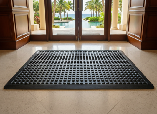 Bubble Surface Rubber Mat