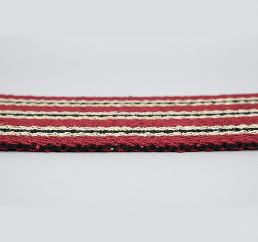 Striped Loom-Woven Multi Colour Coir Mat